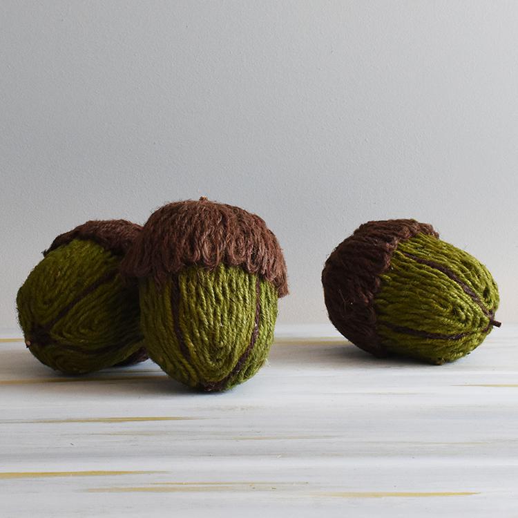 Green Jute Acorn